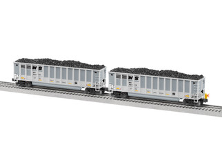 2243070 O Scale Lionel Norfolk Southern Standard Rotary Gondola 2-Pack