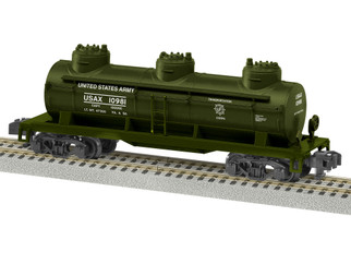 2219200 S Scale American Flyer US Army 3 Dome Tank Car #10981