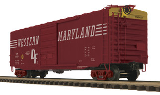 20-99313 O Scale MTH Premier 50' Ps-1 Box Car w/Pullman Standard Door-Western Maryland-