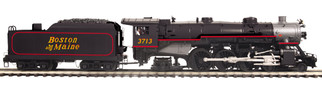 20-3816-1 O Scale MTH Premier 4-6-2 USRA Heavy Pacific Steam Engine w/ProtoSound 3.0-Boston & Maine Cab No. 3713