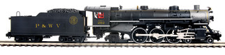 20-3822-1 O Scale MTH Premier 4-6-2 USRA Heavy Pacific Steam Engine w/ProtoSound 3.0-Pittsburgh & West Virginia Cab No. 202