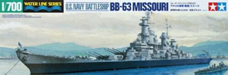 31613 Tamiya 1/700 Scale US Navy Battleship Missouri Plastic Model Kit