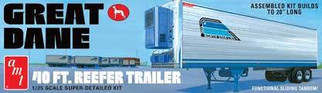 AMT1249 AMT Great Dane 40' Reefer Trailer 1/25 Scale Plastic Model Kit