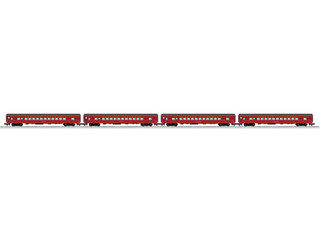 2227250 O Scale Lionel Norfolk & western Excursion Coach 4-Pack