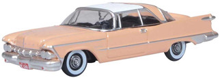 87IC59001 HO Scale Oxford Die-Cast 1959 Imperial Crown 2 Door Hardtop (Persian Pink)