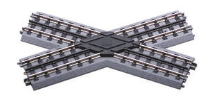 40-1007 O Scale Lionel RealTrax 45-Degree Crossing Track Section