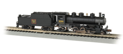Locomotiva A Vapor Prairie 2-6-2 CB&Q #2090 - Escala N - Bachmann - Metal - Preto - Modelismo Ferroviário