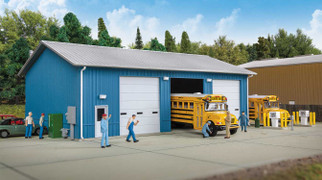 933-3360 HO Scale Walthers Bus Maintenance Garage Kit