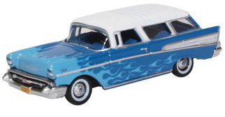 87CN57005 HO Scale Oxford Diecast Chevrolet Nomad 1957 Hot Rod