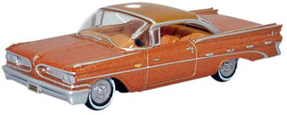 87PB59001 HO Scale Oxford Diecast Pontiac Bonneville Coupe 1959 Canyon Copper Metallic 