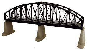 40-1121 O Scale MTH RealTrax Steel Arch Bridge-Black