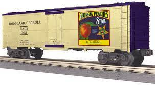 30-78244 O Scale MTH RailKing Modern Reefer Car-Georgia Peaches Car No BADX 703