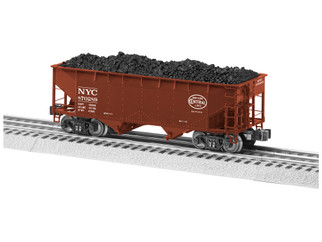 2226050 O Scale Lionel New York Central Die-Cast AAR 2-Bay Hopper 2-Pack