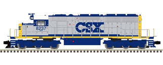 30138010 O Scale Atlas Premier SD40-2 Locomotive 3RL-CSX #8237 (Gray/Blue/Yellow)