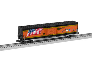 2226810 O Scale Lionel BNSF Illuminated Flag Boxcar
