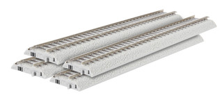 8758409 HO Scale Lionel 9" Straight Track FasTrack  4-Pack