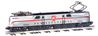 41853 O Scale Williams GG-1 Pennsylvania #4866-Silver Single Stripe