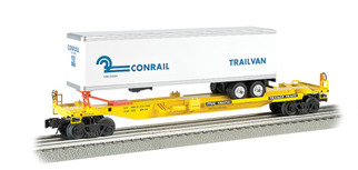 48402 O Scale Williams Conrail Front Runner Intermodal Car w/Trailer