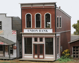 BMW2154 HO Scale Banta Model Works Union Bank Kit