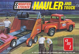 AMT1310 AMT Modified Stocker Hauler and Truck 1/25 Scale Plastic Model Kit