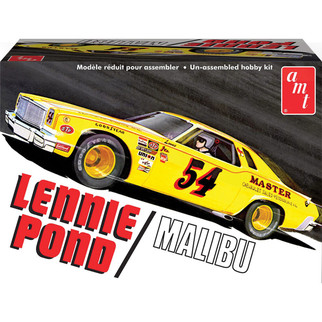 AMT1352 AMTLennie Pond 1974 Chevy Malibu Stock Car 1/25 Scale Plastic Model Kit