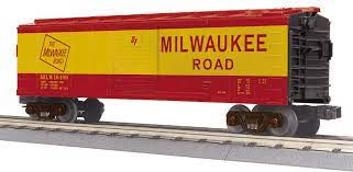 30-71117 O Scale RailKing Box Car-Milwaukee Road Car No. 16499