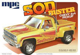 MPC972 MPC SOD Buster 1981 Chevy 4X4 Pickup 1/25 Scale Plastic Model Kit