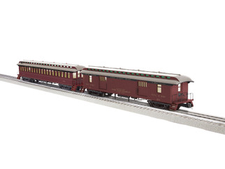 2227430 O Scale Lionel New York Central Wood Baggage/Coach 2-Pack
