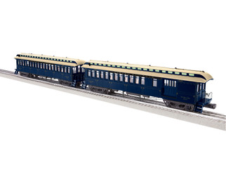 2227500 O Scale Lionel Wabash Wood Combine/Coach 2-Pack