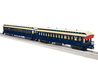 2227510 O Scale Lionel Wabash Wood Coach/Observation 2-Pack