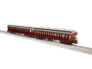 2227450 O Scale Lionel New York Central Wood Coach/Observation 2-Pack