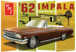 AMT1355 AMT '62 Impala Convertible 1/25 Scale Plastic Model Kit