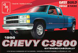 AMT1409 AMT 1996 Chevy C3500 Extended Cab Dually 1/25 Scale Plastic Model Kit