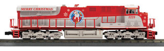 30-21157-1 O Scale MTH RailKing ES44AC Imperial Diesel Engine w/ProtoSound 3.0-Christmas Cab No. 1225