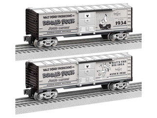 2328450 O Scale Lionel Disney 100 Donald Duck Vault Moments Boxcar