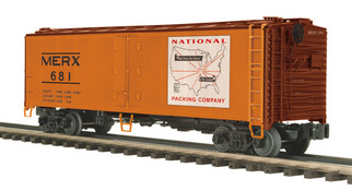 20-94579 O Scale MTH Premier 40' Steel Sided Reefer Car-National Packing