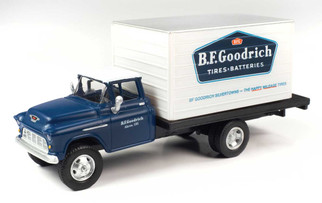 30648 HO Scale Classic Metal Works 1957 Chevrolet Box Truck-Assembled-B.F/ Goodrich