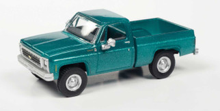 30636 HO Scale Classic Metal Works 1979 Chevy Pickup-Green Poly