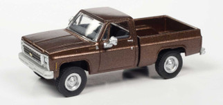 30637 HO Scale Classic Metal Works 1979 Chevy Pickup-Brown Poly