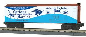 30-78174 O Scale MTH RailKing 40' Woodsided Reefer Car-Strained Vegetables