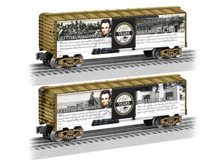 2338260 O Scale Lionel American History Gettysburg Address 160th Anniversary Boxcar