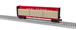 2343102 O Scale Lionel WCRC Centerbeam Flatcar #7540