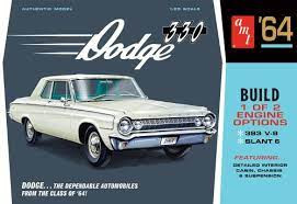 AMT1366 AMT '64 Dodge 330 1/25 Scale plastic Model Kit