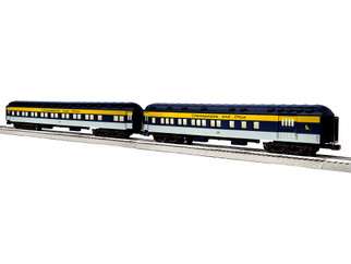 2327020 O Scale Lionel Chesapeake & Ohio 18" Passenger Car Pack B