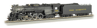 52403 HO Scale Bachmann Pere Marquette #1225-DCC Sound Value 2-8-4 Berkshire