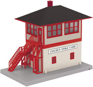 30-90673 O Scale MTH RailKing Switch Tower-Golden Spike Yard