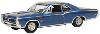 87PG66001 HO Scele Oxford Diecast Pontiac GTO 1966 Fontaine Blue