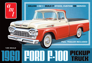 AMT1407 AMT 1960 Ford F-100 Pickup Truck 1/25 Scale Plastic Model Kit