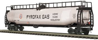 O scale MTH Premier 33K gallon Tank Car-Pyrofax Gas