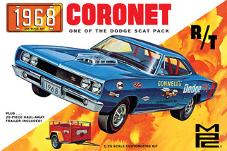 MPC 1968 Coronet R/T 1/25 Scale Plastic Model Kit